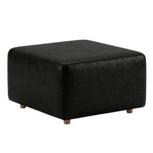 Puff Modular Block 74x74 cm Pes Madeira Courino TCS 724 MOLL