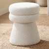 Puff Organico Cave 48x42 cm Base Giratoria Boucle TCE 1010 MOLL