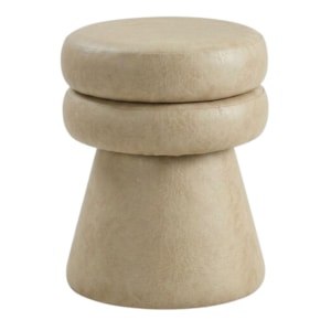 Puff Organico Cave 48x42 cm Base Giratoria Corano TCA 211 MOLL