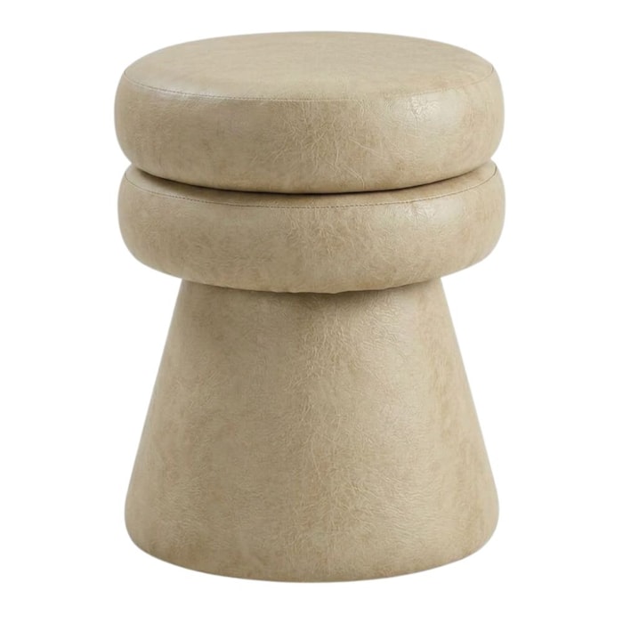 Puff Organico Cave 48x42 cm Base Giratoria Corano TCA 211 MOLL