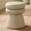 Puff Organico Cave 48x42 cm Base Giratoria Corano TCA 211 MOLL