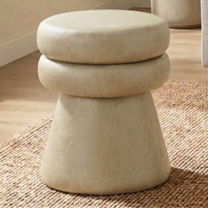 Puff Organico Cave 48x42 cm Base Giratoria Corano TCA 211 MOLL