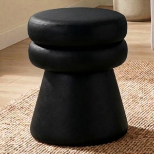 Puff Organico Cave 48x42 cm Base Giratoria Courino TCS 724 MOLL