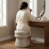 Puff Organico Cave 48x42 cm Base Giratoria Courino TCS 725 MOLL