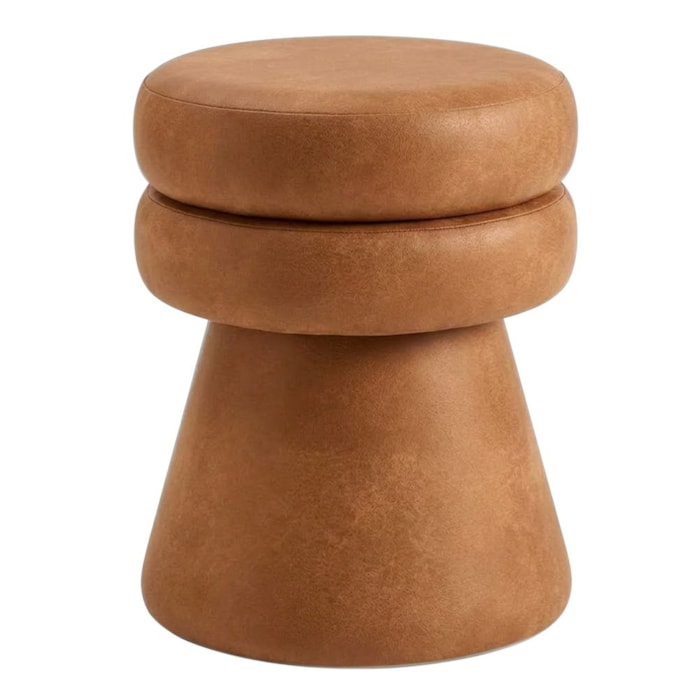 Puff Organico Cave 48x42 cm Base Giratoria Courino TCS 727 MOLL