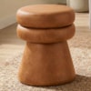 Puff Organico Cave 48x42 cm Base Giratoria Courino TCS 727 MOLL
