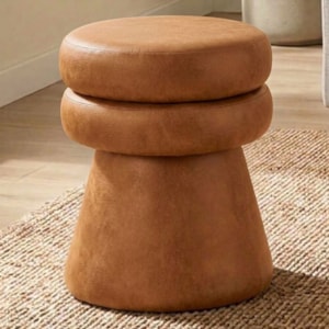 Puff Organico Cave 48x42 cm Base Giratoria Courino TCS 727 MOLL