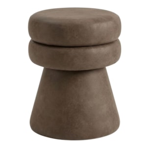 Puff Organico Cave 48x42 cm Base Giratoria Courino TCS 729 MOLL