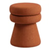 Puff Organico Cave 48x42 cm Base Giratoria Linho Color Trend TCA 303 MOLL