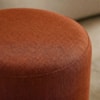 Puff Organico Cave 48x42 cm Base Giratoria Linho Color Trend TCA 303 MOLL