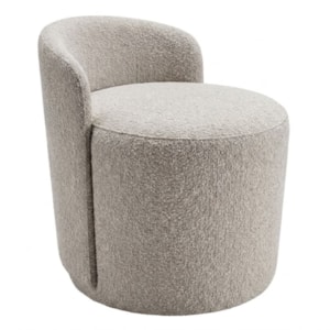 Puff Organico Com Encosto Baixo 60x54 cm Selta Boucle TCE 1018 MOLL