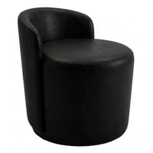 Puff Organico Com Encosto Baixo 60x54 cm Selta Courino TCS 724 MOLL
