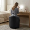 Puff Organico Com Encosto Baixo 60x54 cm Selta Courino TCS 724 MOLL