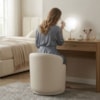Puff Organico Com Encosto Baixo 60x54 cm Selta Courino TCS 725 MOLL