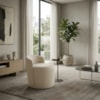 Puff Organico Com Encosto Baixo 60x54 cm Selta Courino TCS 725 MOLL