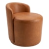 Puff Organico Com Encosto Baixo 60x54 cm Selta Courino TCS 727 MOLL