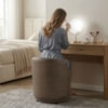 Puff Organico Com Encosto Baixo 60x54 cm Selta Courino TCS 729 MOLL