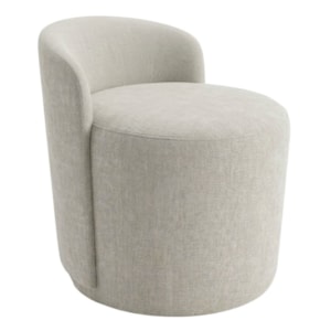 Puff Organico Com Encosto Baixo 60x54 cm Selta Linho TCS 701 MOLL