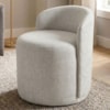 Puff Organico Com Encosto Baixo 60x54 cm Selta Linho TCS 701 MOLL