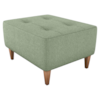 Puff Para Sala Piva 62 cm Tecido Boucle F494 Oliva Milani Store