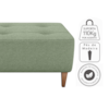 Puff Para Sala Piva 62 cm Tecido Boucle F494 Oliva Milani Store