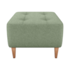 Puff Para Sala Piva 62 cm Tecido Boucle F494 Oliva Milani Store