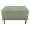 Puff Para Sala Piva 62 cm Tecido Boucle F494 Oliva Milani Store