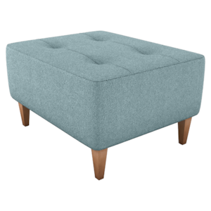 Puff Para Sala Piva 62 cm Tecido Boucle F495 Azul Milani Store