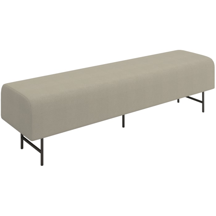 Puff Recamier 143 cm Pes Metal Baid Veludo SL 940 Peer