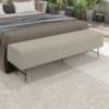 Puff Recamier 143 cm Pes Metal Baid Veludo SL 940 Peer
