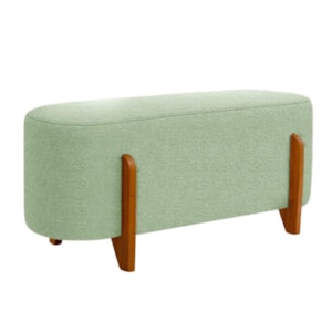 Puff Recamier Organico Imperial 100 cm Boucle Oliva IMPO