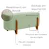 Puff Recamier Organico Imperial 100 cm Boucle Oliva IMPO