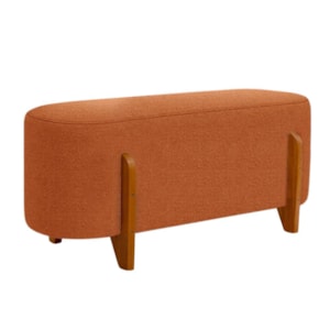 Puff Recamier Organico Imperial 100 cm Boucle Terracota IMPO