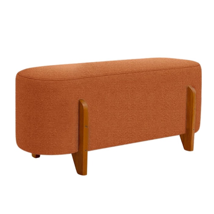 Puff Recamier Organico Imperial 100 cm Boucle Terracota IMPO