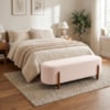 Puff Recamier Organico Imperial 140 cm Boucle Rose IMPO