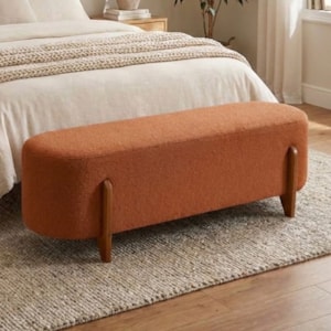 Puff Recamier Organico Imperial 140 cm Boucle Terracota IMPO
