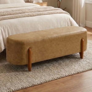 Puff Recamier Organico Imperial 140 cm Corino Whisky IMPO
