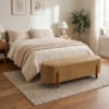 Puff Recamier Organico Imperial 140 cm Corino Whisky IMPO