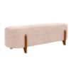 Puff Recamier Organico Imperial 140 cm Linho Rose IMPO
