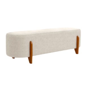 Puff Recamier Organico Imperial 160 cm Boucle Bege IMPO