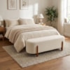 Puff Recamier Organico Imperial 160 cm Boucle Bege IMPO