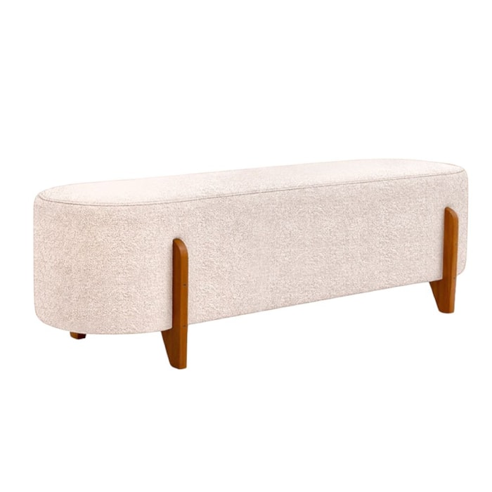 Puff Recamier Organico Imperial 160 cm Boucle Rose IMPO