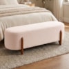 Puff Recamier Organico Imperial 160 cm Boucle Rose IMPO