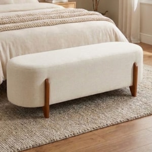 Puff Recamier Organico Imperial 160 cm Linho Cru IMPO