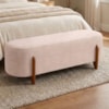 Puff Recamier Organico Imperial 160 cm Linho Rose IMPO