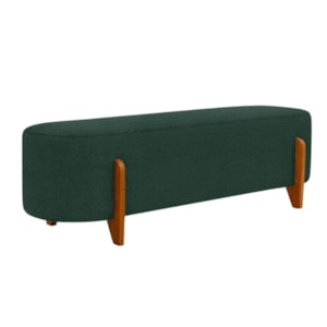 Puff Recamier Organico Imperial 160 cm Linho Verde Musgo IMPO
