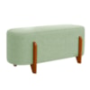 Puff Recamier Organico Imperial 90 cm Boucle Oliva IMPO