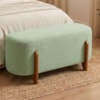 Puff Recamier Organico Imperial 90 cm Boucle Oliva IMPO