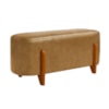 Puff Recamier Organico Imperial 90 cm Corino Whisky IMPO