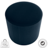 Puff Redondo Copenhage Veludo Maserati Azul Milani Store